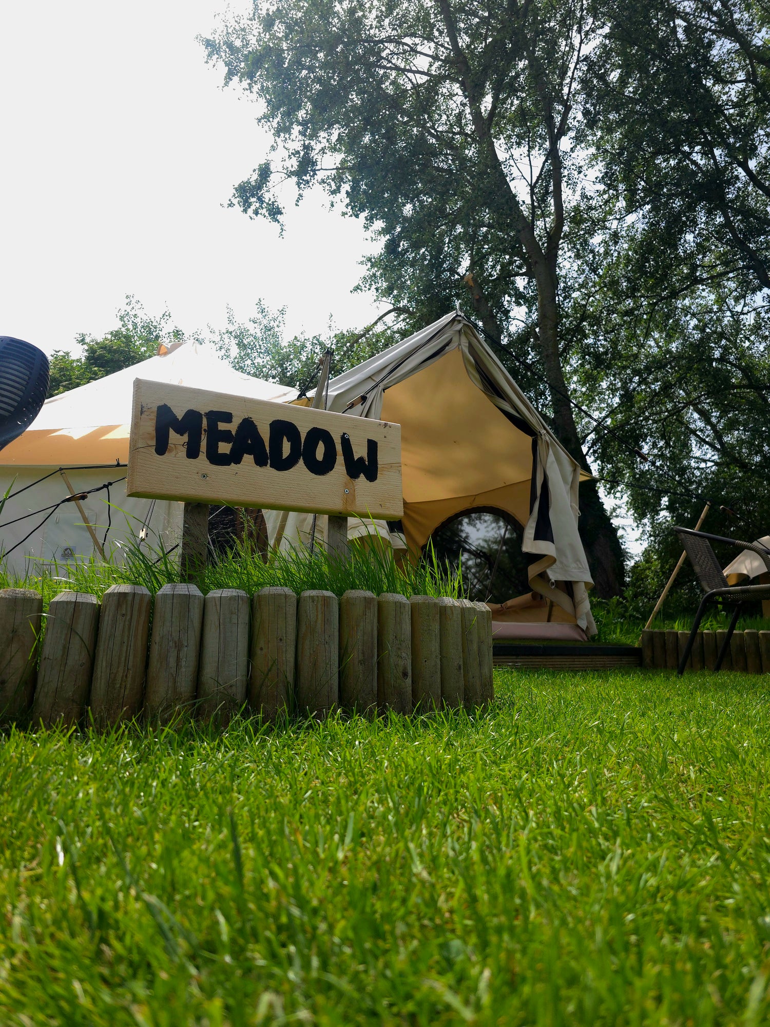 Meadow Bell Tent Stay – Bell Tent Village Parks