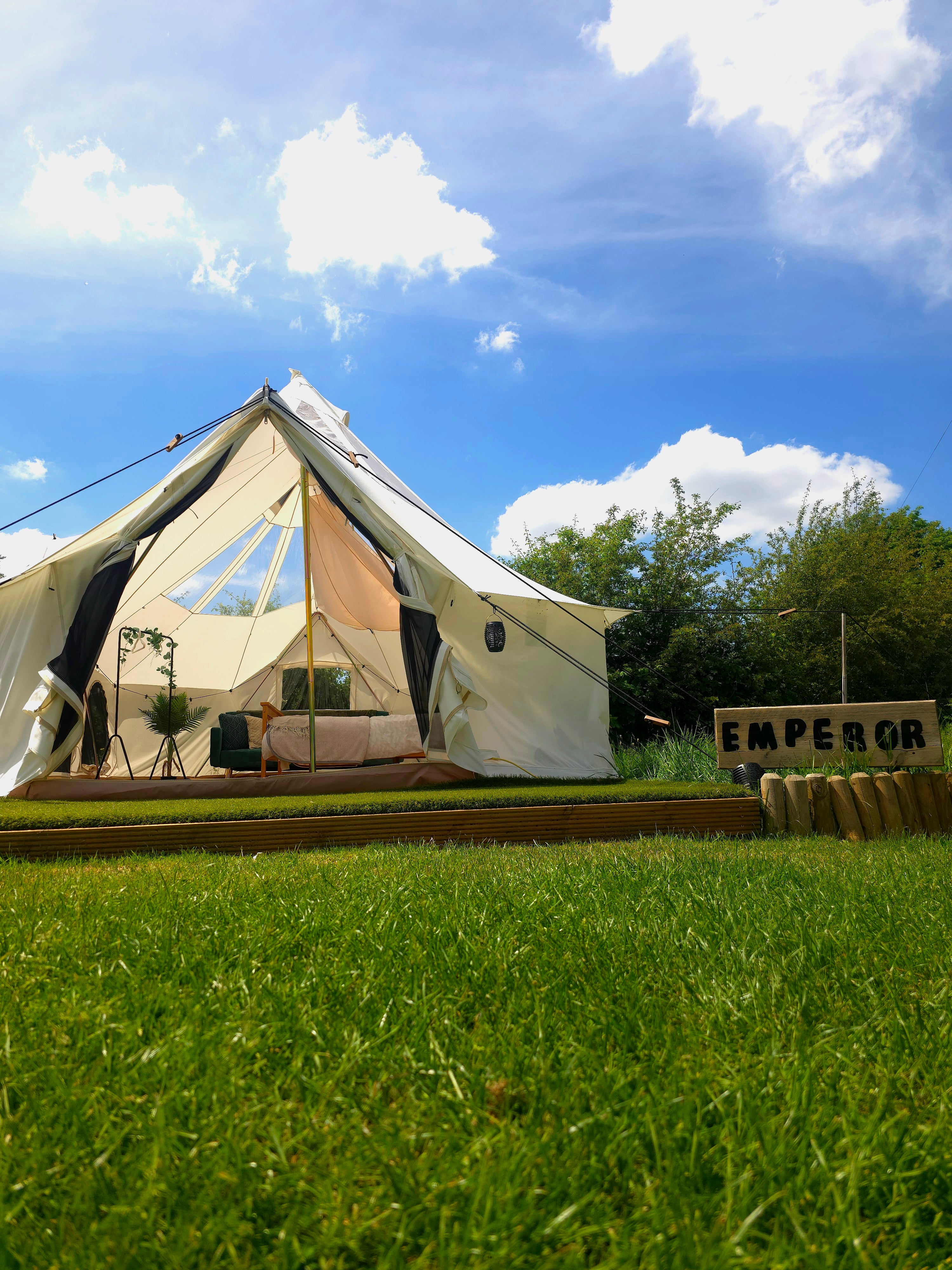Emperor Bell Tent by Bell Tent Village Parks